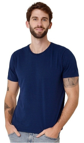 Imagen 1 de 7 de Remera Lisa Hombre Básica Trabajo - Mauro Sergio