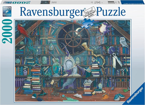 Rompecabezas Ravensburger De 2000 Piezas: El Mago Merlin