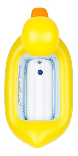 Imagen 3 de 10 de Bañera Para Bebe Munchkin Inflable Pato White Hot