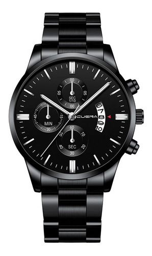 Reloj Nuevo Original Con Fechador Correa Metálica Hombre