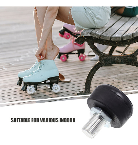 2 Topes Ajustables De Goma Para Patinar Sobre Ruedas, Para C