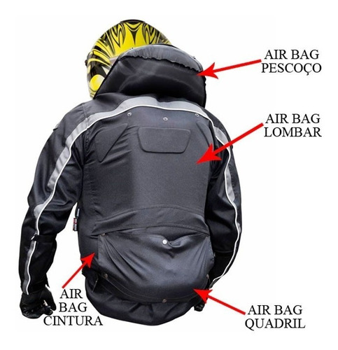 jaqueta air bag texx