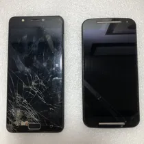 Comprar Lote Celulares Asus Motorola Carcaça Retirada Peças -leia-
