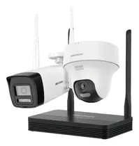 Comprar Cctv Kit Ip Hikvision Nvs 4ch + 2 Camara 2mp Easylink Color Blanco