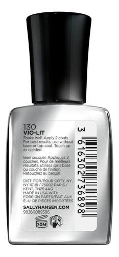 Sally Hansen Esmalte De Uñas Vio-lit, 0.4 Onzas Líquidas