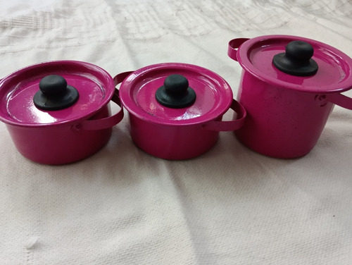 Caneca. Kit De 3 Panelinha 300 Ml Aluminio Leve