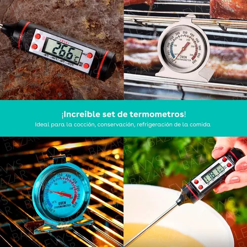 Termometro Digital Comidas Carnes Tortas Cocina Reposteria — Central Shop