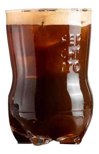 Vaso Fernetero Ferchetto 800 Ml Botella Cortada Vidrio