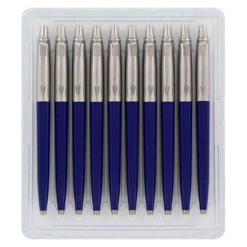 Boligrafo Retractil Azul Estandar Tinta 10 Unidad