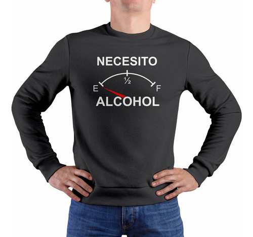 Polera Necesito Alcohol (d1096 Boleto.store)