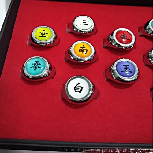 Set X 10 Anillos Akatsuki Naruto Itachi Pain Deidara Tobi Cuotas