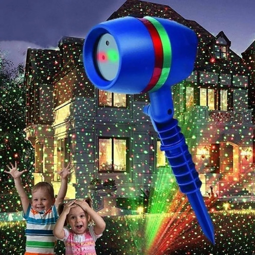 Imagen 6 de 8 de Luz Laser Exterior Extaca Luces Navidad Lluvia
