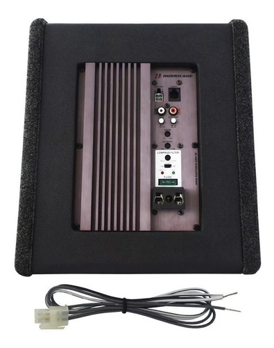 Caixa Amplificada Som Automotivo Hurricane 200w Rms C Módulo