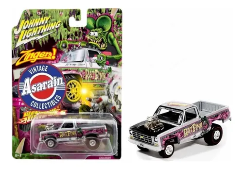 1980 Chevy Silverado Rat Fink Zinger - Limité à 4,800 - Johnny Lightning 1:64 - JLCP7371 1980 Chevy Silverado Rat Fink Zinger - Limité à 4,800 - Johnny Lightning 1:64 - JLCP7371