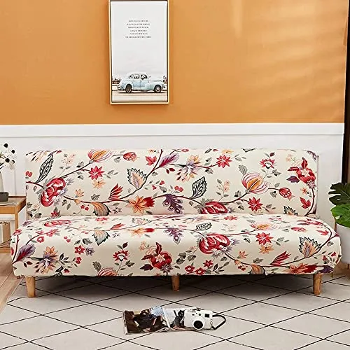Funda Para Sofá Cama Sin Brazos, Funda Elástica Para Futón,