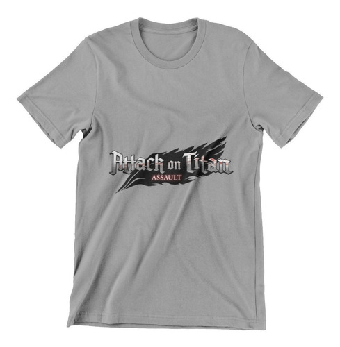 Polera Unisex Attack On Titan Anime Pluma Algodon Estampado