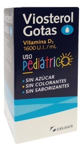 Viosterol® Gotas 5ml | Vitamina D3 Sabor Sin Sabor