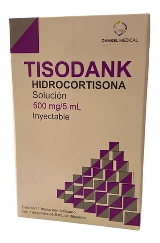 Tisodank Hidrocortisona 500mg/5ml Ampolleta