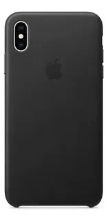 Funda Apple Leather Case Para iPhone XS Max 6.5 Negro