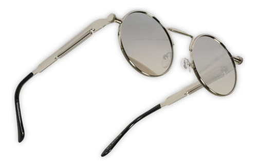 Lentes De Sol Retro Punk Lennon Silver + Estuchemy08