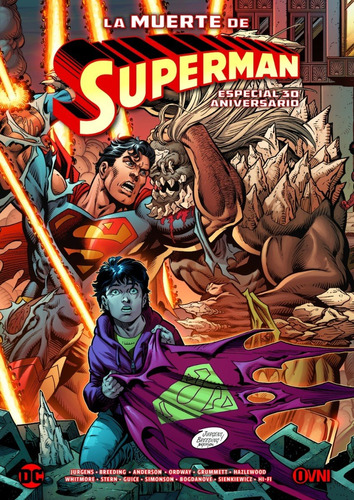 Cómic, Dc, La Muerte De Superman: 30 Aniversario Ovni Press