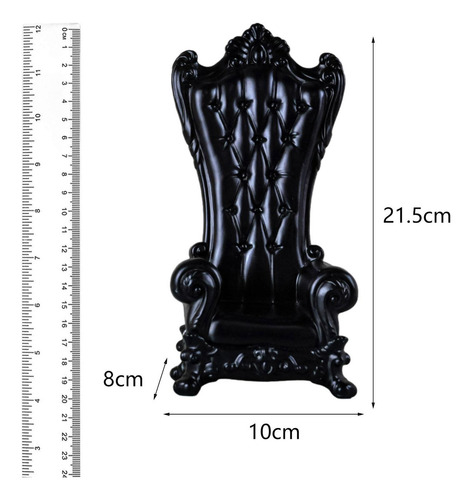 Modelo De Sofá Para Casa De Muñecas 1:12, Dioramas Negro