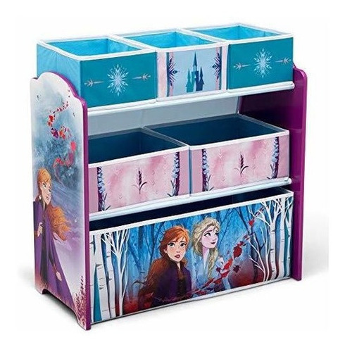 Organizador De Juguetes Disney Frozen 6 Cubos