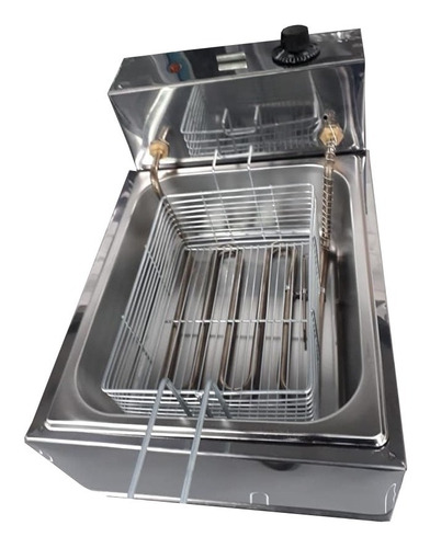 Fritadeira industrial Equipamentos Inox 5 L aço inoxidável 220V