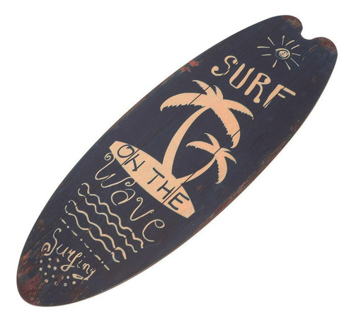 Surf Playa Decoraciones, Mxike-002, 2pzas, 16x45cm, Madera