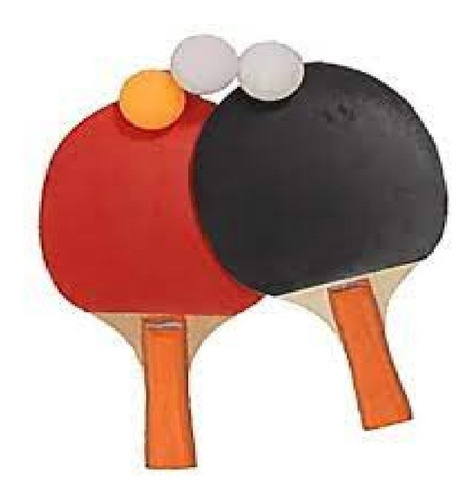 Kit Raqueta De Ping Pong Raquetas Color Rojo