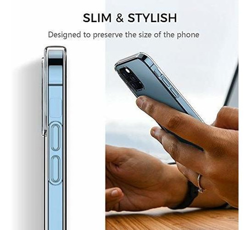 Estuche Para iPhone 12 Pro Ultra Delgada Flexible Tpu Suave