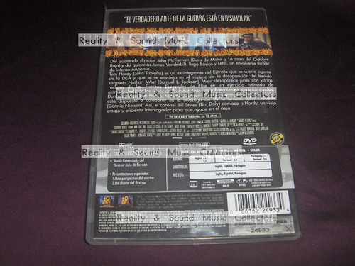 Basico Y Letal Pelicula Dvd John Travolta Samuel L Jackson (Usado)