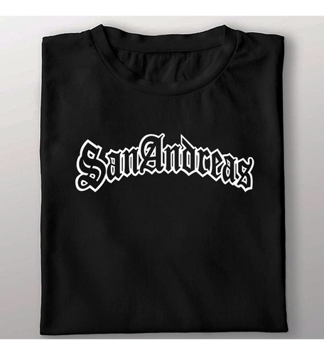 Camiseta Gta San Andreas 100% Algodão