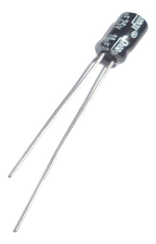 Capacitor Condensador 10uf, 25v, 105ºc Paquete 12 Unidades