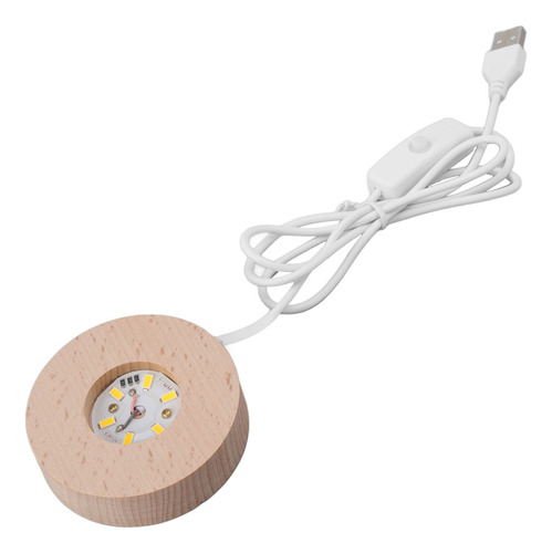 Lámpara De 3d De Bola De Cristal Noche Led Led