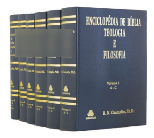 Livro Enciclopedia De Biblia Teologia E Filosofia Em 6 Volumes - R.n. Champlin [2006] Capa Dura