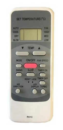 Controle Remoto Ar Condicionado Midea Le-7073