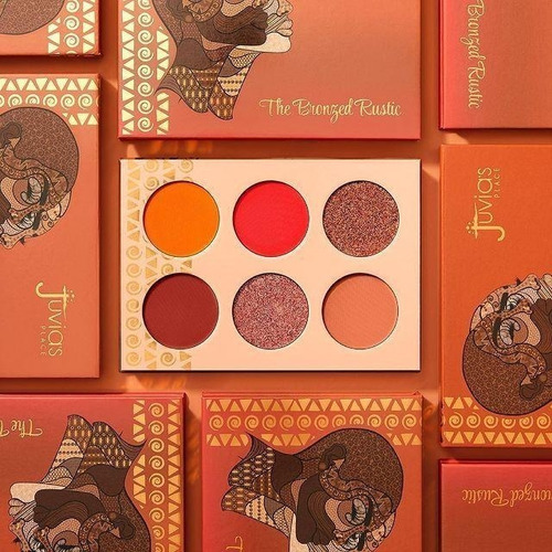 Paleta de sombras de maquiagem rústica bronzeada Juvia's Place