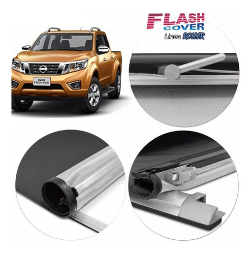 Lona Flash Cover Roller Nissan Frontier 2017 2018 2019 2020