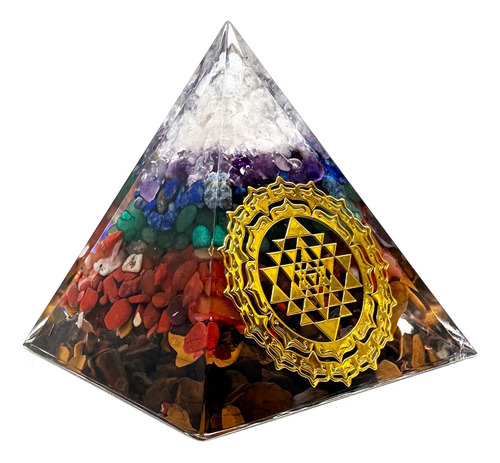 Orgón Pirámide Energía Egipcia Armonización Protección Hkt 7 Chakras Sri Yantra