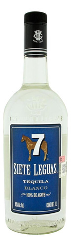 Caja De 12 Tequila 7 Leguas Blanco 1 L