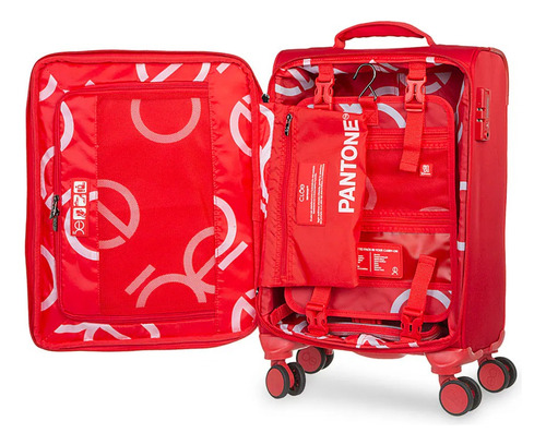 Equipaje Vertical De Cabina 20 PLG Oe X Pantone Roja