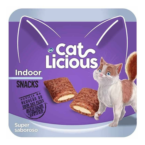Imagen 1 de 2 de Galletas Total Max Cat Licious Indoor 40 Gr Para Gato