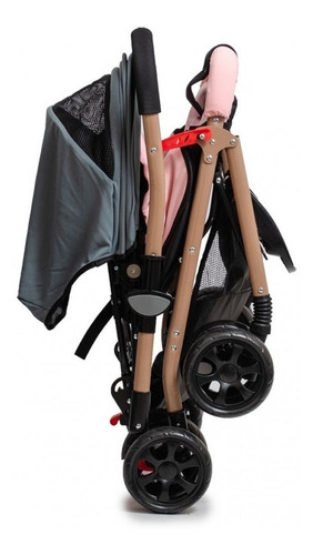 Imagen 4 de 4 de Cochecito de paseo Love 172 rosa 05 con chasis color negro