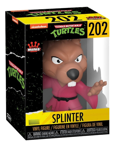 Funko Minis- Tartarugas Ninjas- Mestre Splinter 202