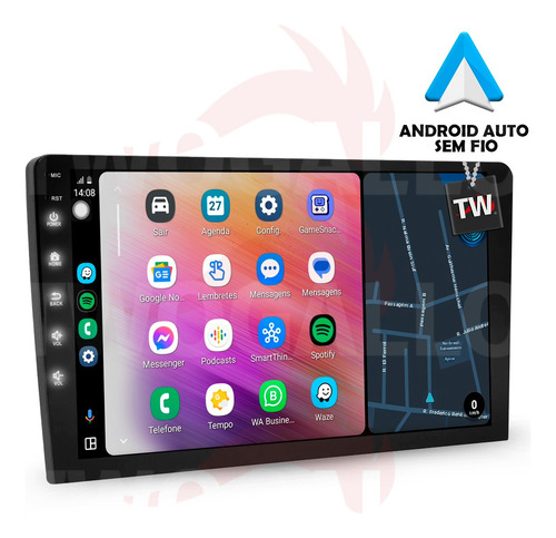 Multimídia Octacore Android 13 6+128gb Azera 2012 À 2015 9p