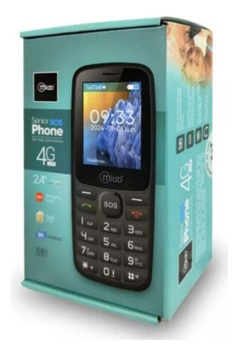 Teléfono Senior Bar Sos 4g Lte Mlab 2.4 9387