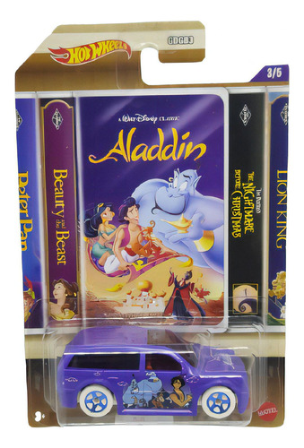 Hot Wheels Aladdin Boom Box Disney Classic 3/5 Mattel Cor Roxo