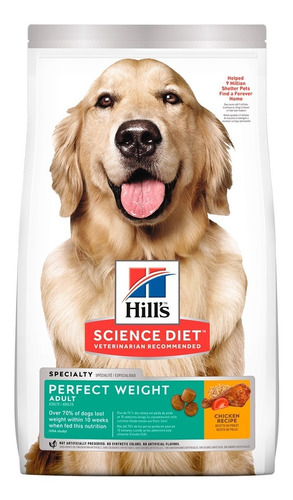 Alimento Para Perro C Adult Perfect Weight Hill's Adultos To