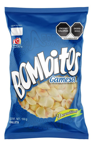 5 Pzs Gamesa Galletas Bombitos 150gr